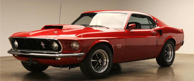 1969 model Ford Mustang